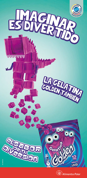Gelatina Golden Uva - Imaginar es Divertido